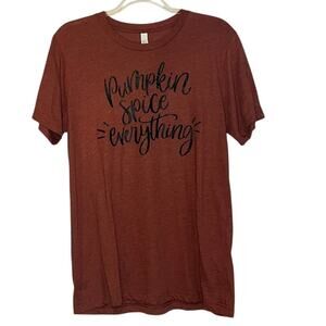 Pumpkin Spice Everything Rust Top M